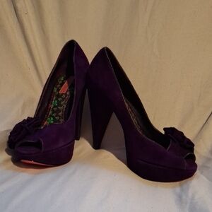Elegant Purple Women's Heels